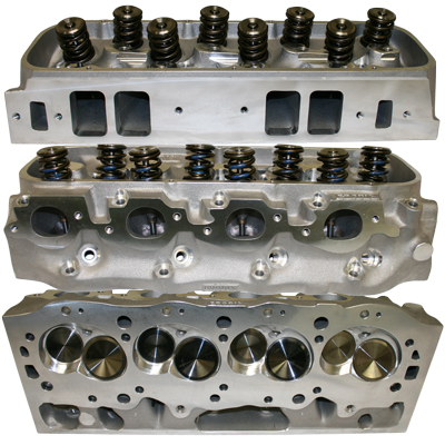 Brodix 345/363cc 3Xtra Rectangle Port Cylinder Heads w/CNC Ported Chambers