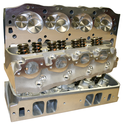 Brodix 366/380cc 3Xtra Rectangle Port Fully CNC Ported Cylinder Heads